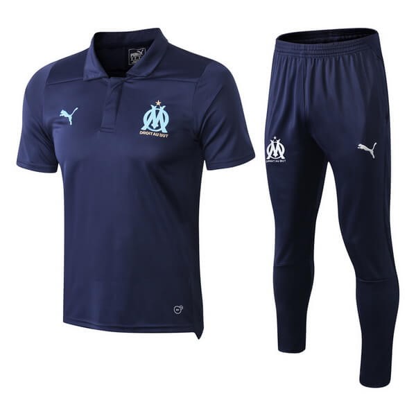 Polo Marseille Ensemble Complet 2018-19 Bleu Marine